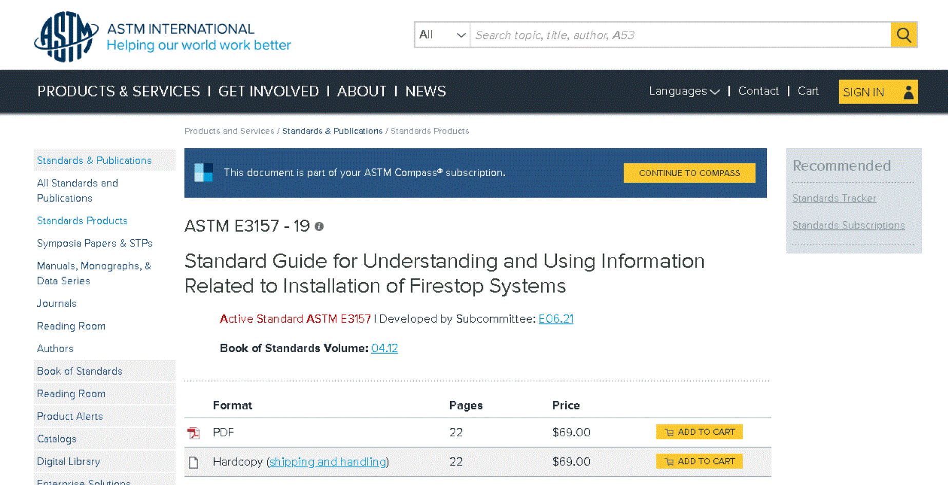 Standard Update: Astm Publishes E3157, “standard Guide For 