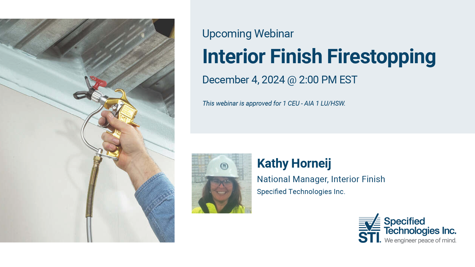 Interior Finish Webinar Graphic