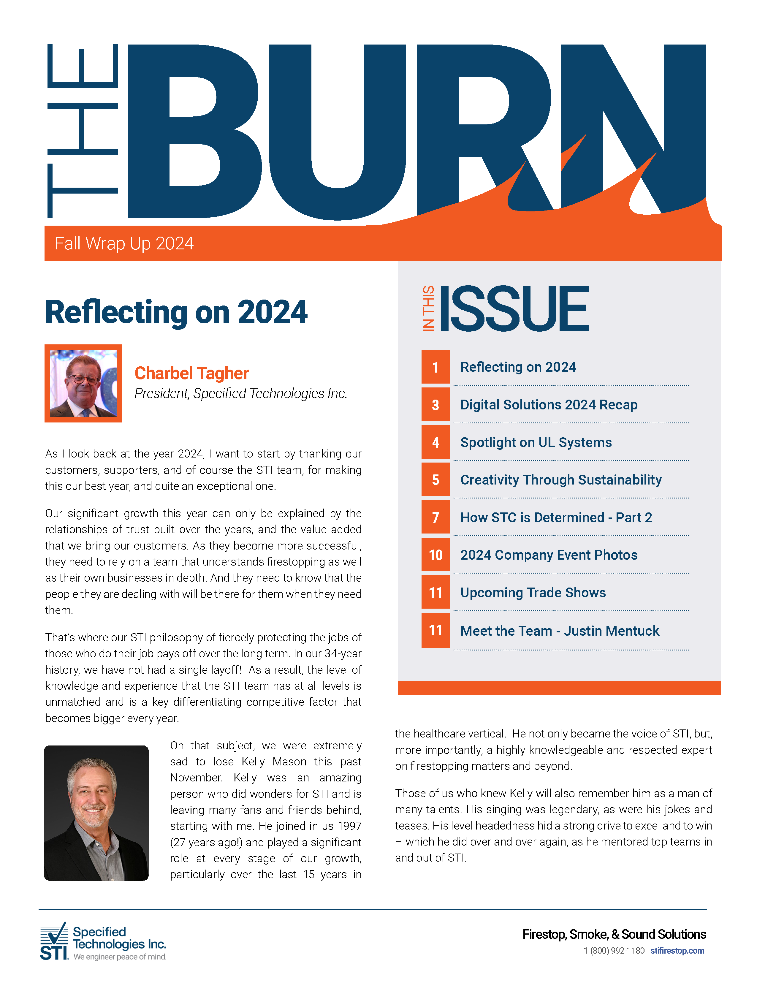 The Burn Newsletter - Fall 2024 Wrap Up